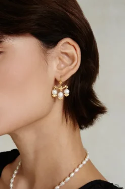 Chan Luu Earrings^Anahi Chandelier Earrings White Pearl