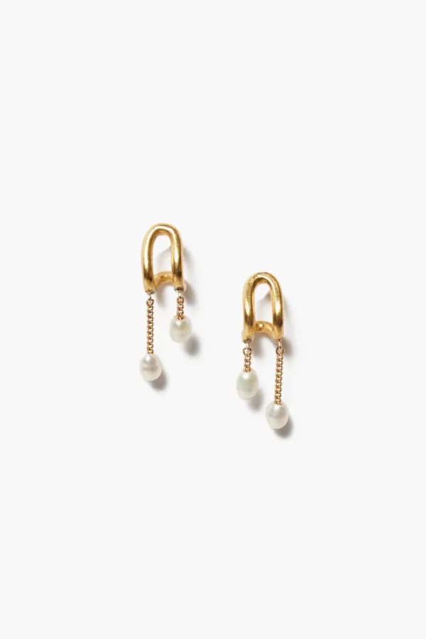 Chan Luu Earrings^Arc Pearl Drop Earrings Mini