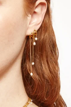 Chan Luu Earrings^Arc Pearl Drop Earrings Mini
