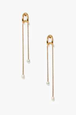 Chan Luu Earrings^Arc Pearl Drop Earrings Maxi