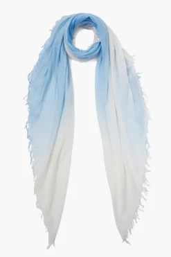 Chan Luu Scarves^Baby Blue Dip-Dyed Cashmere And Silk Scarf