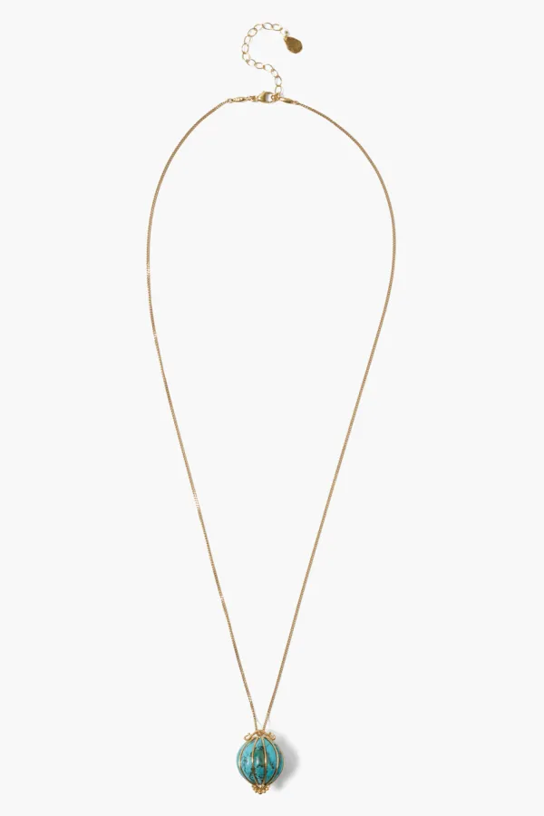 Chan Luu Necklaces^Balloon Pendant Necklace Turquoise