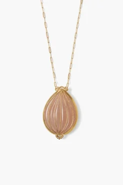Chan Luu Necklaces^Balloon Pendant Necklace Peach Aventurine