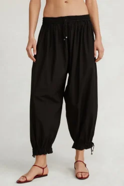 Chan Luu Bottoms^Balloon Poplin Pant Caviar