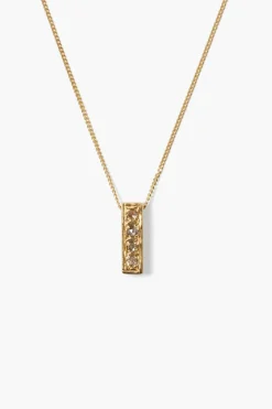 Chan Luu Necklaces^Bar Diamond Necklace Yellow Gold