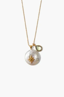 Chan Luu Necklaces^Beacon Charm Necklace White Pearl Mix