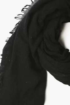 Chan Luu Scarves^Black 100% Cashmere Scarf