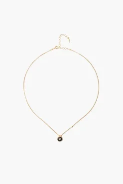 Chan Luu Necklaces^Black Evil Eye Necklace With Champagne Diamond