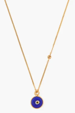 Chan Luu Necklaces^Blue Evil Eye Necklace With Champagne Diamond