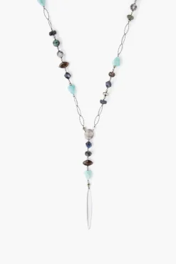 Chan Luu Necklaces^Blue Mix Layering Necklace