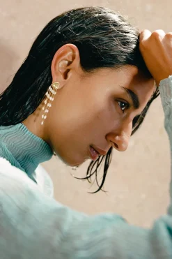 Chan Luu Earrings^Bolide Earrings White Pearl