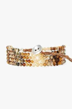 Chan Luu Bracelets^Bronze Pearl Mix Gradient Naked Wrap Bracelet