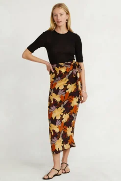 Chan Luu Bottoms^Cara Skirt Magnolia