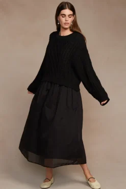 Chan Luu Bottoms^Caroline Ballet Skirt Black