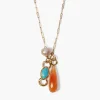 Chan Luu Necklaces^Castillo Charm Necklace Turquoise Mix