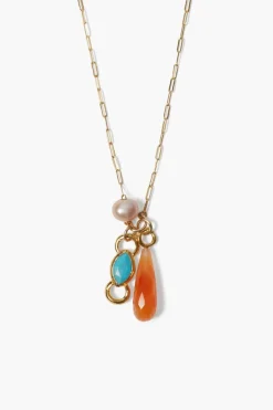 Chan Luu Necklaces^Castillo Charm Necklace Turquoise Mix