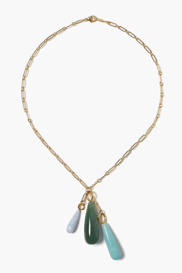 Chan Luu Necklaces^Castillo Pendant Necklace Green Mix