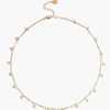 Chan Luu Necklaces^Cayman Short Necklace White Pearl