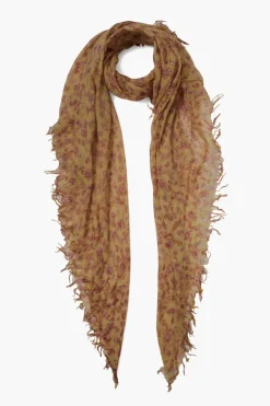 Chan Luu Scarves^Chai Tea Paisley Cashmere And Silk Scarf