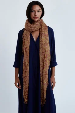 Chan Luu Scarves^Chai Tea Paisley Cashmere And Silk Scarf