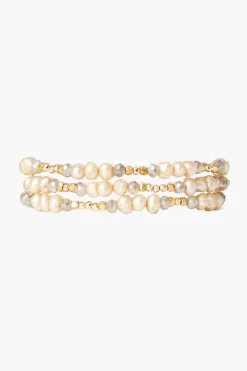 Chan Luu Bracelets^Champagne Pearl Antica Bracelet