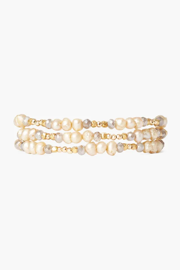 Chan Luu Bracelets^Champagne Pearl Antica Bracelet