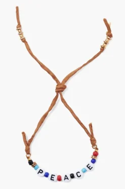Chan Luu Bracelets^ X Ethical Fashion Initiative Peace Beaded Bracelet