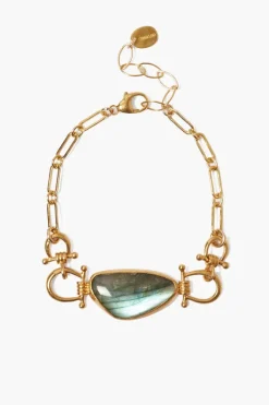 Chan Luu Bracelets^Cheval Bracelet Gold Labradorite
