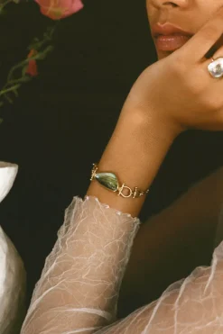 Chan Luu Bracelets^Cheval Bracelet Gold Labradorite