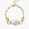 Chan Luu Bracelets^Cheval Bracelet Gold White Pearl