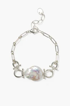 Chan Luu Bracelets^Cheval Bracelet Silver White Pearl