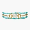 Chan Luu Bracelets^Cheval Naked Wrap Bracelet Turquoise