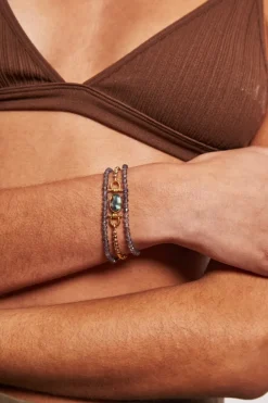 Chan Luu Bracelets^Cheval Naked Wrap Bracelet Iolite