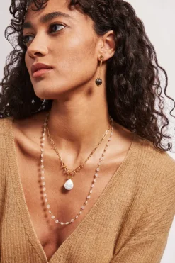 Chan Luu Necklaces^Cheval Necklace Gold White Pearl