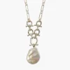 Chan Luu Necklaces^Cheval Necklace Silver White Pearl
