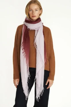 Chan Luu Scarves^Chocolate Truffle Dip-Dyed Cashmere And Silk Scarf