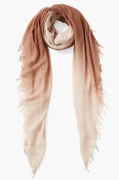 Chan Luu Scarves^Cognac Dip-Dyed Cashmere And Silk Scarf