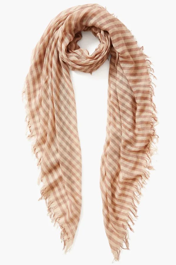 Chan Luu Scarves^Cognac Linea Cashmere And Silk Scarf