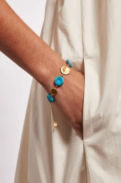 Chan Luu Bracelets^Coin Bracelet Turquoise