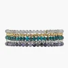 Chan Luu Bracelets^Compressed Turquoise Mix Naked Five Wrap Bracelet