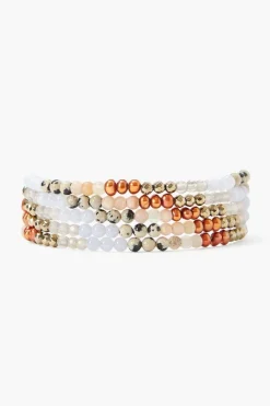 Chan Luu Bracelets^Copper Pearl Mix Gradient Naked Wrap Bracelet