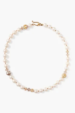 Chan Luu Necklaces^Crest Necklace White Pearl Mix