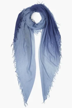 Chan Luu Scarves^Crown Blue / Tempest Cashmere And Silk Scarf