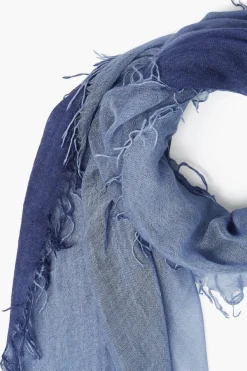Chan Luu Scarves^Crown Blue / Tempest Cashmere And Silk Scarf