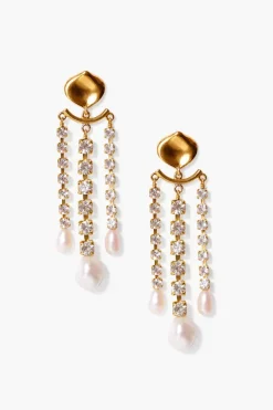 Chan Luu Earrings^Crystal And Gold Trinidad Earrings