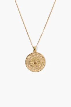Chan Luu Necklaces^Custom Diamond Zodiac Coin Necklace Yellow Gold