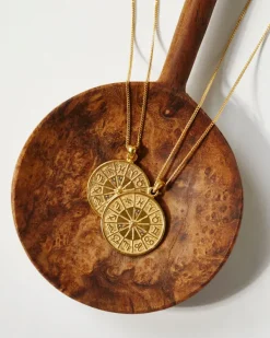 Chan Luu Necklaces^Custom Diamond Zodiac Coin Necklace Yellow Gold