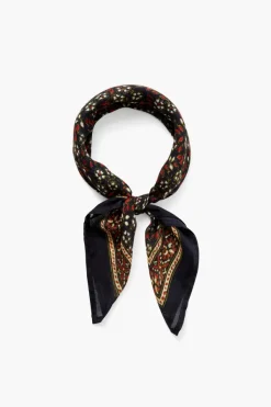 Chan Luu Bandanas^Daisy Floral Print Bandana Black