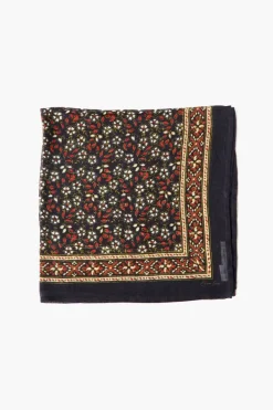 Chan Luu Bandanas^Daisy Floral Print Bandana Black