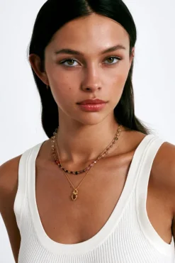 Chan Luu Necklaces^Daphne Beaded Necklace Citrine Mix